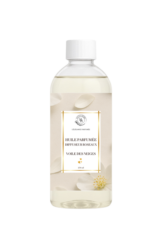 Voile des Neiges – Huile parfumée diffuseurs roseaux