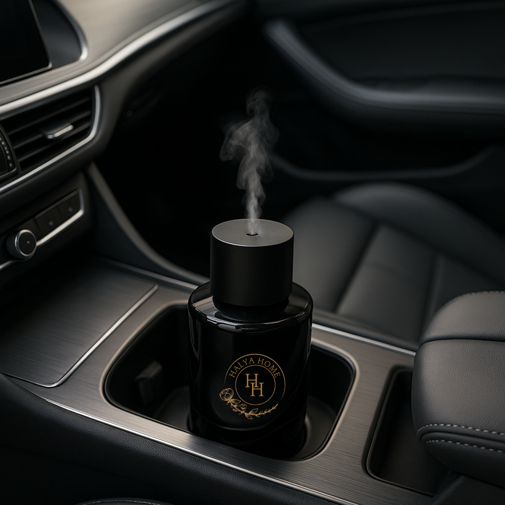 موزع عطر هاليا للسيارة قابل لإعادة الشحن عبر منفذ USB - رذاذ ناعم بدون ماء