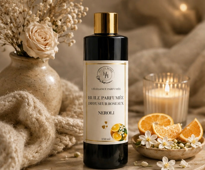 Diffuseur à roseaux Néroli diffusion florale longue durée