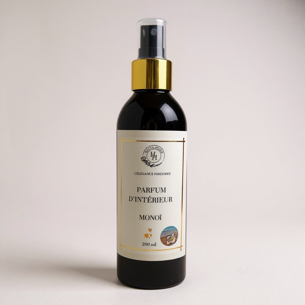 Spray d’intérieur Monoï – L’évasion solaire par Halya Home