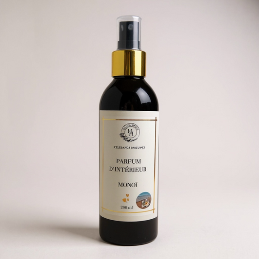 Spray d’intérieur Monoï – L’évasion solaire par Halya Home