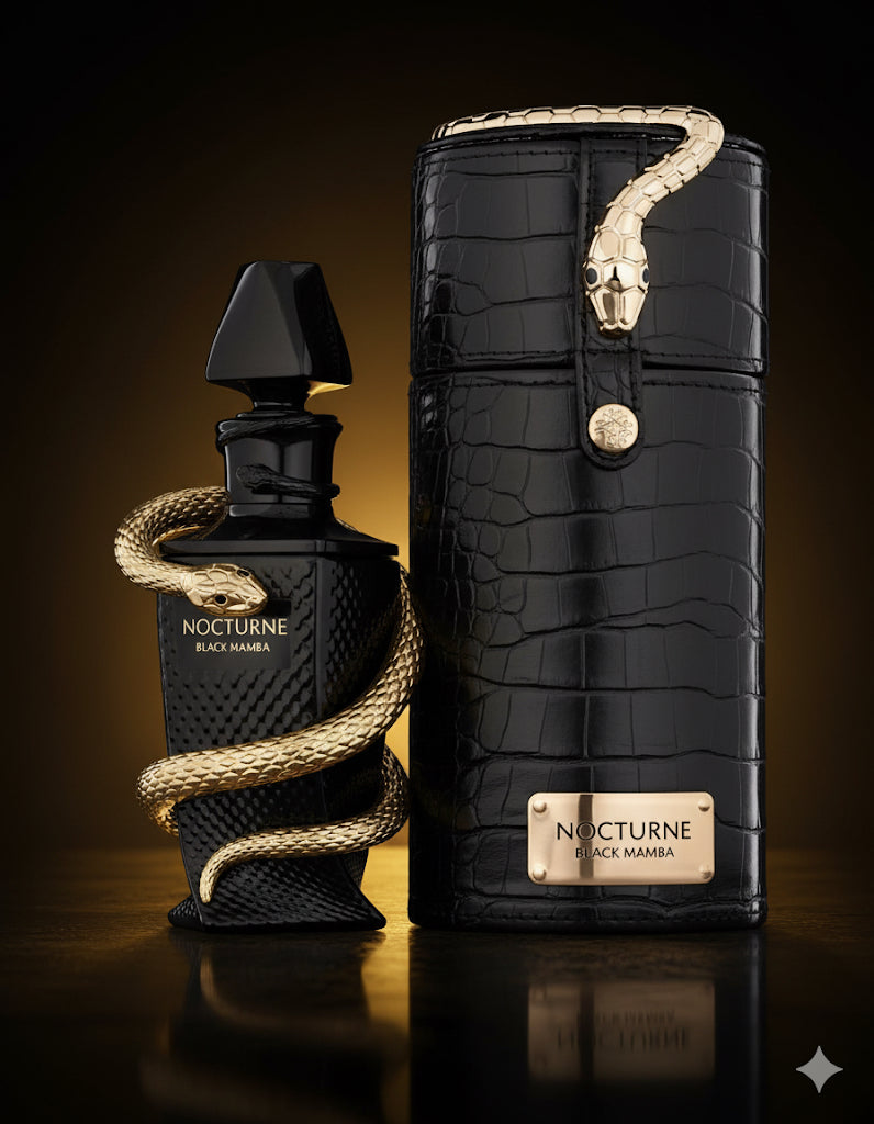 Nocturne Black Mamba – Parfum de luxe cuir et bois (80 ml)
