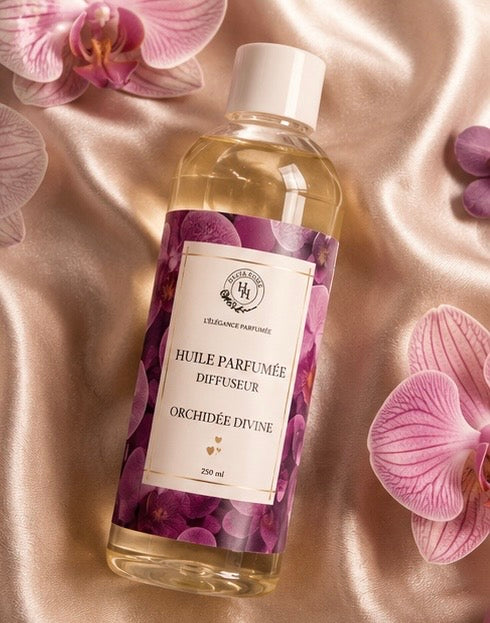 Huile parfumée orchidée divine pour diffuseur intérieur luxe