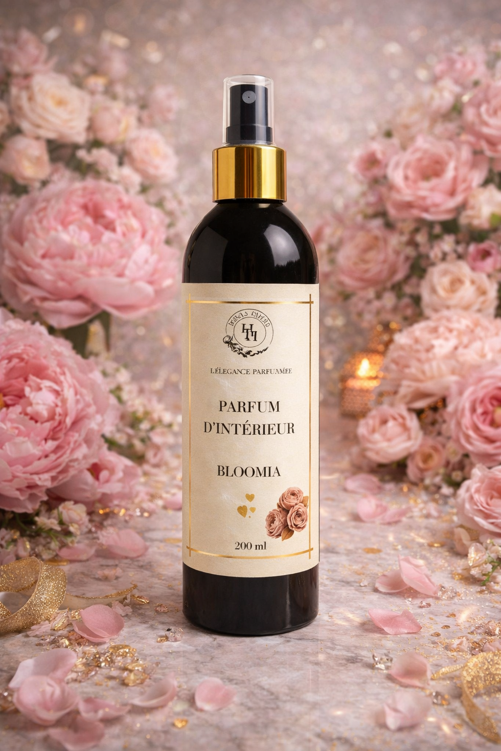 Spray d’Intérieur Bloomia – Bouquet Floral Lumineux | Halya Home