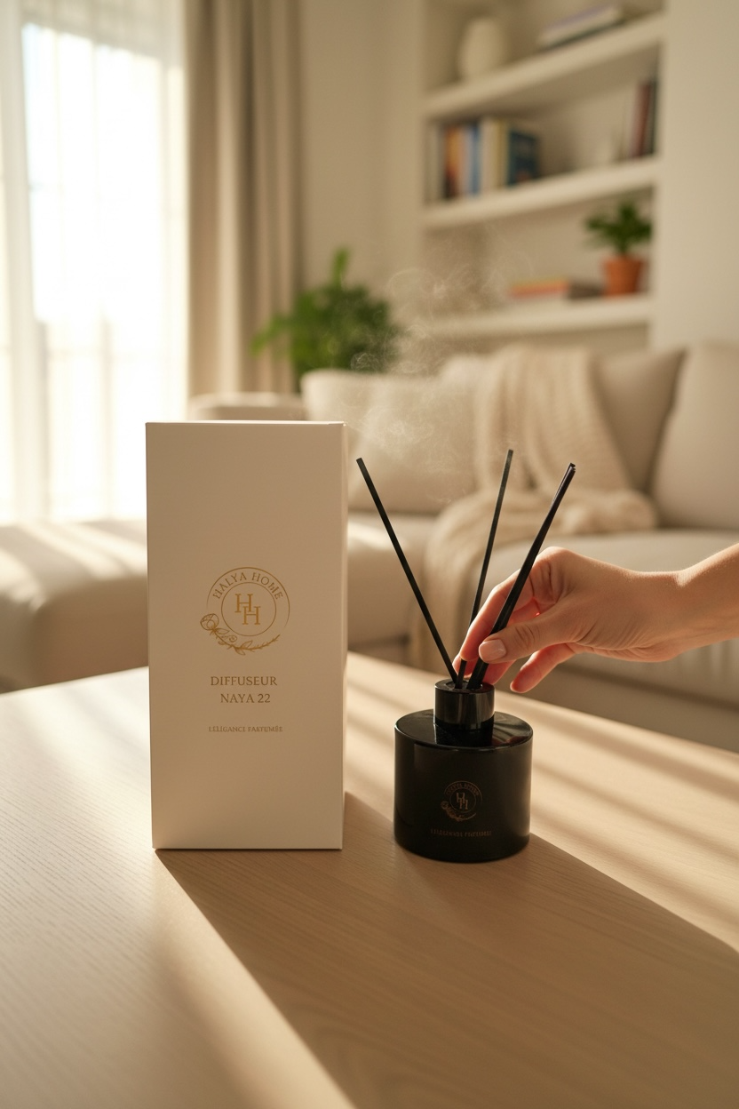 Diffuseur de parfum d’intérieur Naya 22 noir – Halya Home