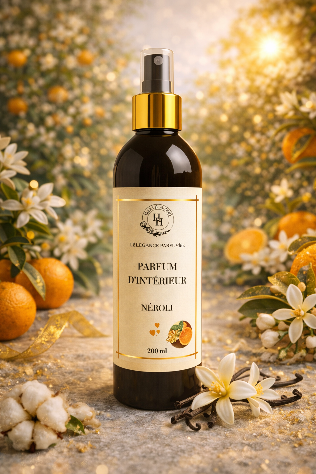 Spray d’intérieur Néroli – L’éclat du floral méditerranéen