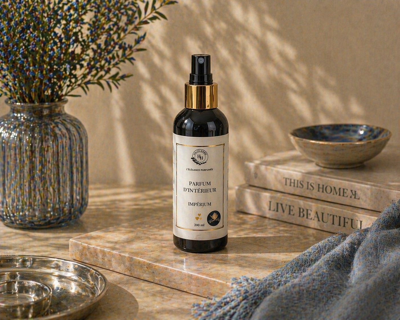 Spray parfumé premium pour intérieur élégant Halya Home