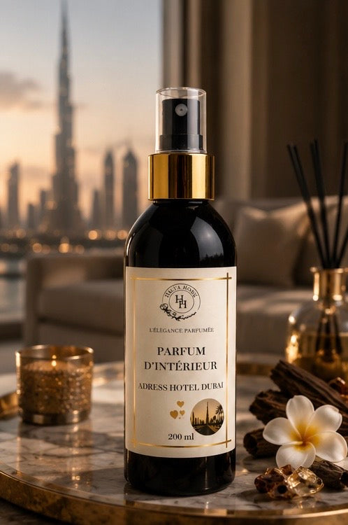 Spray parfumé Adress Hôtel luxe pour intérieur élégant