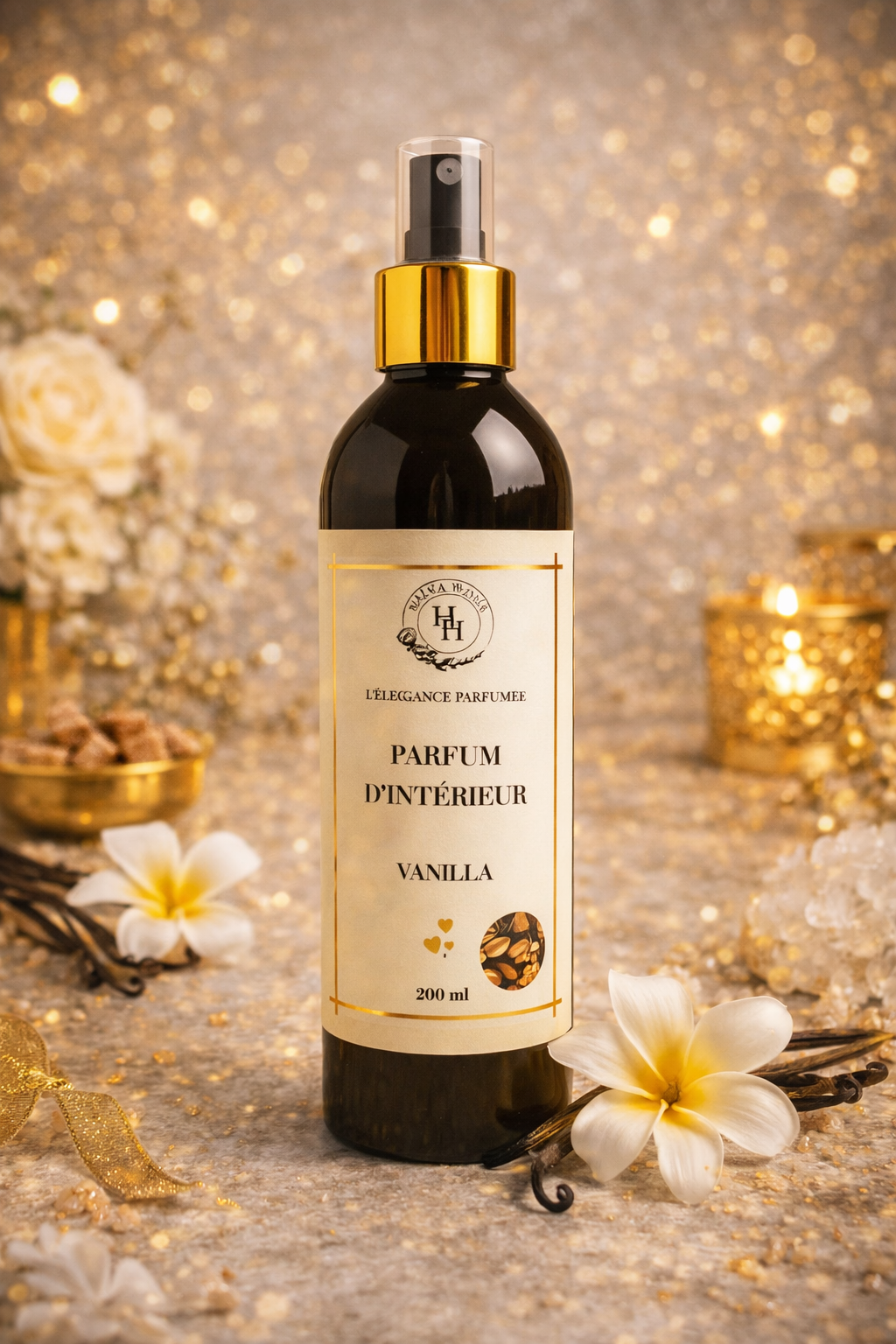 Spray d’intérieur Vanilla – La douceur enveloppante par Halya Home